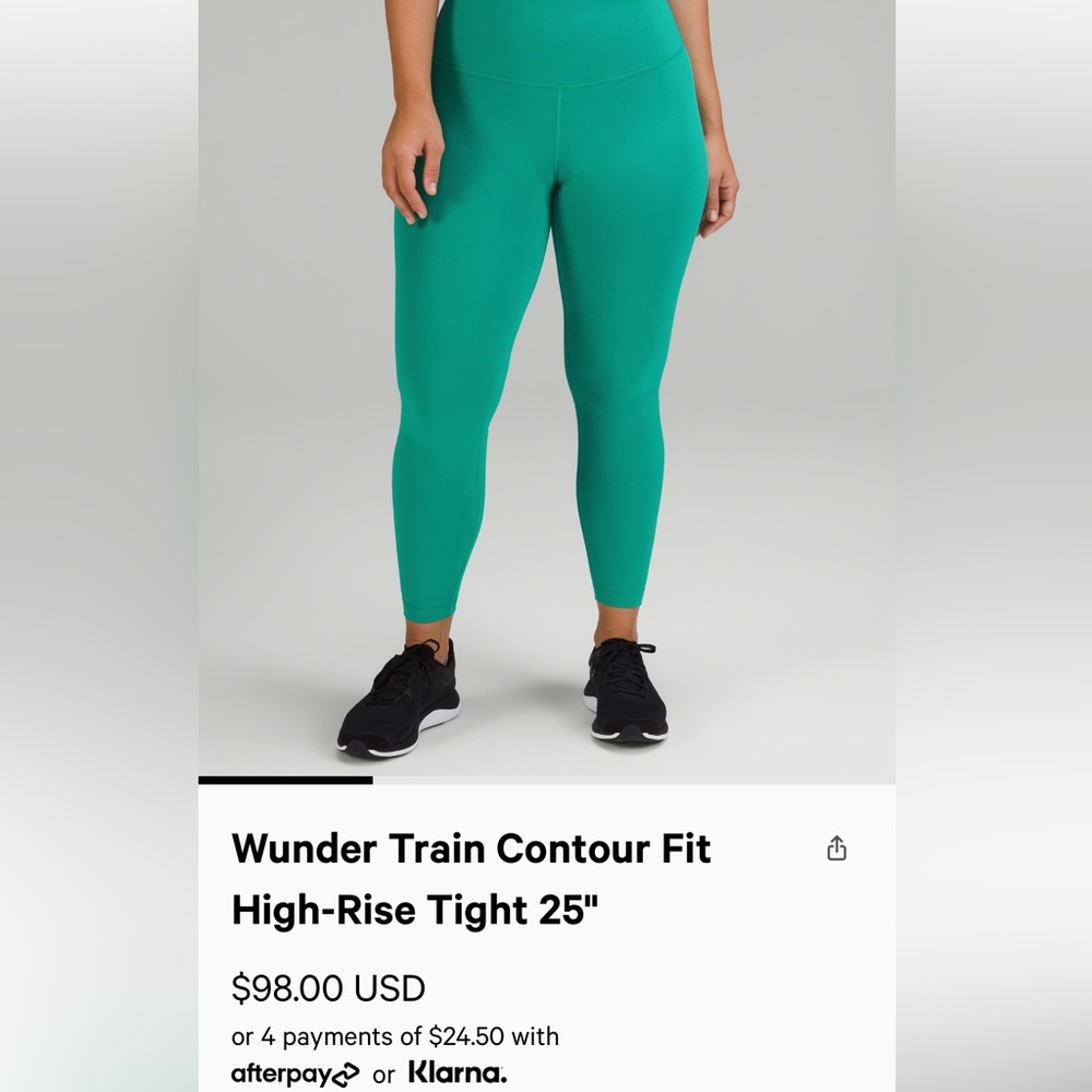 Lululemon Wundertrain contour fit